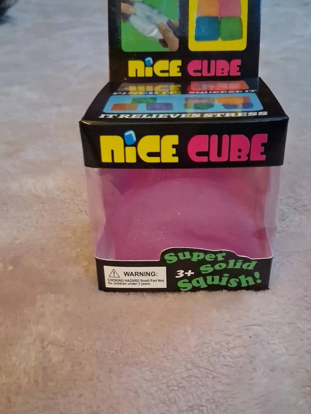 Kids Learning Toy - Pink Super Solid Squish